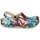 Sapatos Tamancos Crocs Classic Retro Resort Clog Preto / Multicolor