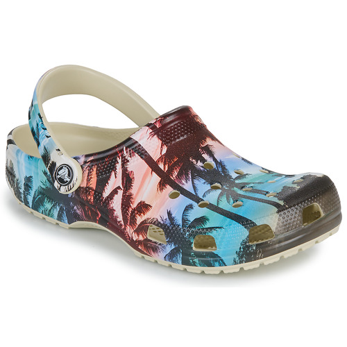 Sapatos Tamancos Crocs Botas de borracha Preto / Multicolor