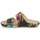 Sapatos Mulher Chinelos Crocs ClassicCrocsRetroResortSandal Branco / Multicolor