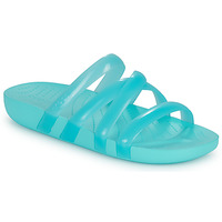 Sapatos Mulher Chinelos Crocs Marbeld CrocsSplashGlossyStrappy Azul