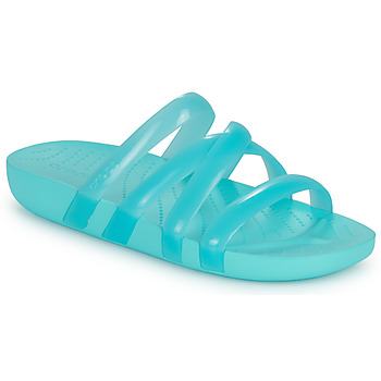 Sapatos Mulher Chinelos Crocs literide CrocsSplashGlossyStrappy Azul