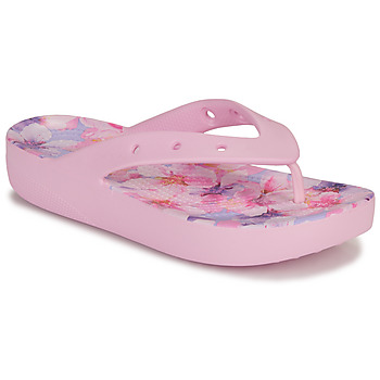 Sapatos Mulher Chinelos Crocs sandale ClPlatformCherryBlossomFlip Rosa / Violeta