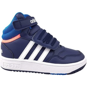 Sapatos Criança Botas baixas adidas Originals Hoops Mid 30 AC I Azul marinho