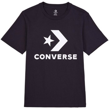 Textil Mulher T-Shirt mangas curtas Converse Goto Star Chevron Preto