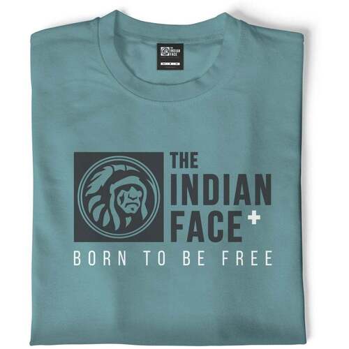 The Indian Face Born to be Free Azul