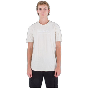 Textil Homem T-shirts e Pólos Hurley T-shirt  Everyday Death In Paradise Branco