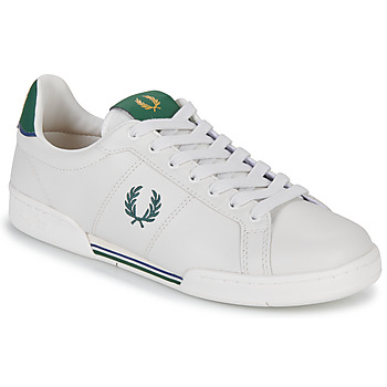 Sapatos Homem Sapatilhas Fred Perry B722 LEATHER Branco / Verde