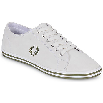 Sapatos Homem Sapatilhas Fred Perry KINGSTON SUEDE Branco / Verde