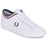 Sapatos disegnatam Sapatilhas Fred Perry UNDERSPIN TIPPED CUFF TWILL Branco / Marinho