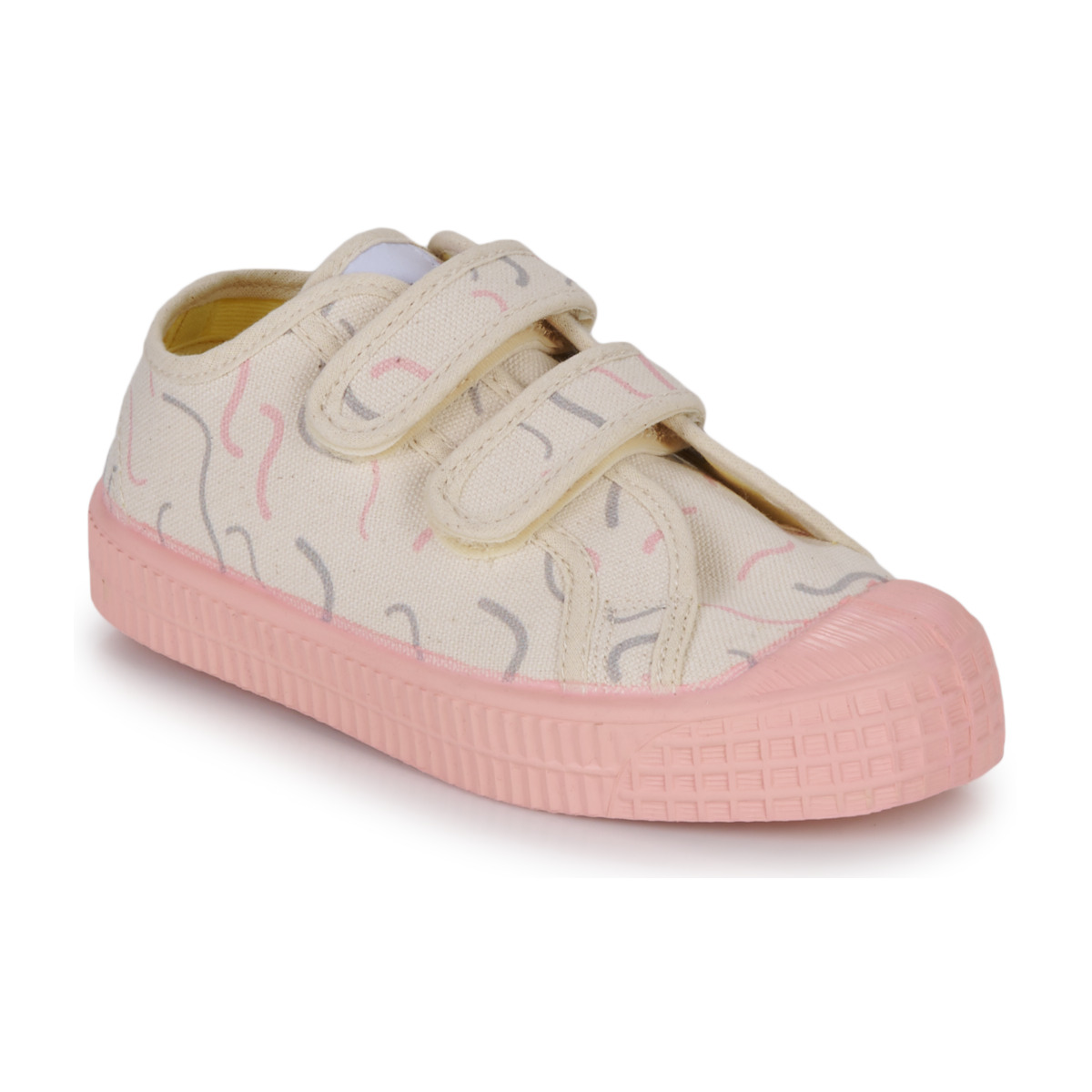 Sapatos Rapariga Sapatilhas Novesta STAR MASTER KID Bege / Rosa