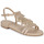 Sapatos Mulher Sandálias Maison Minelli F632119METPLATINE Ouro