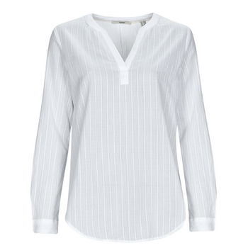 Textil Mulher camisas Esprit blouse sl Branco