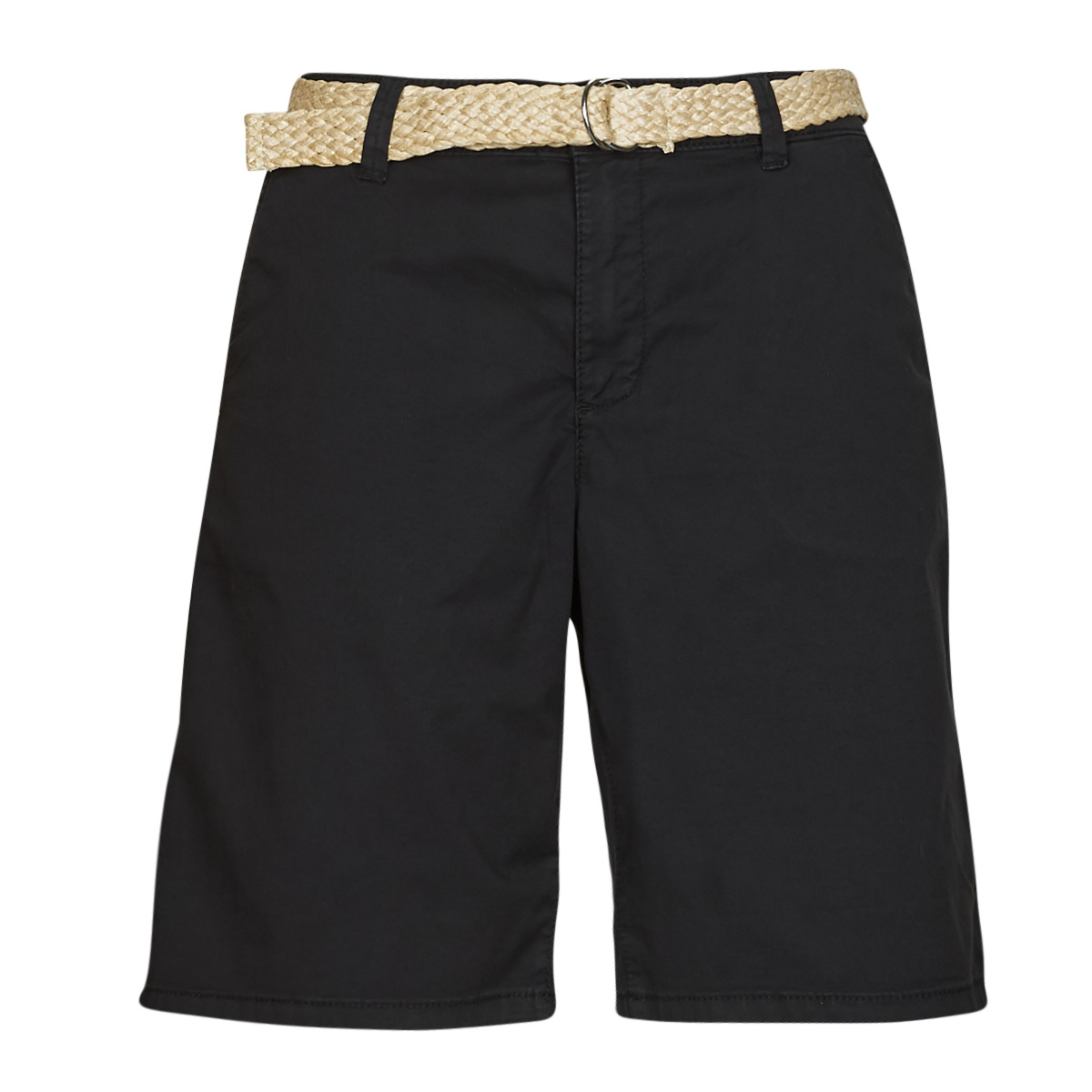 Textil Mulher Shorts / Bermudas Esprit Chino Preto