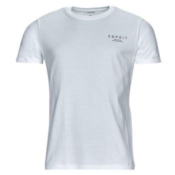 Textil Homem T-Shirt mangas curtas Esprit N cn Branco