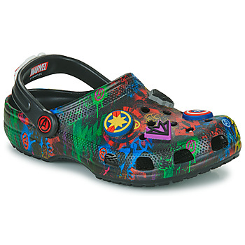 Sapatos Criança Tamancos Crocs Classic Marvel Avengers Clog K Preto / Multicolor
