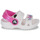 Sapatos Rapariga Sandálias Crocs Classic Embellished Sandal T Branco / Violeta