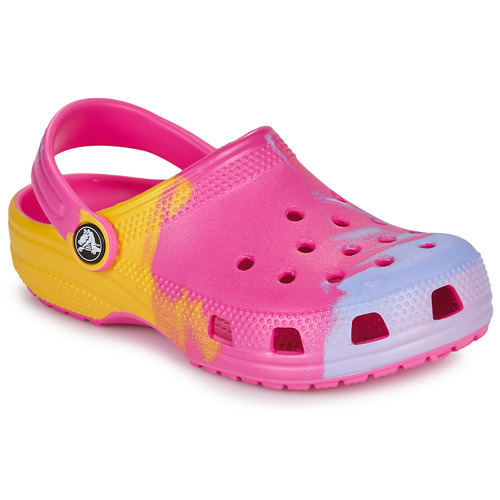 Sapatos Criança Tamancos Crocs Classic Ombre ClogK Rosa / Multicolor