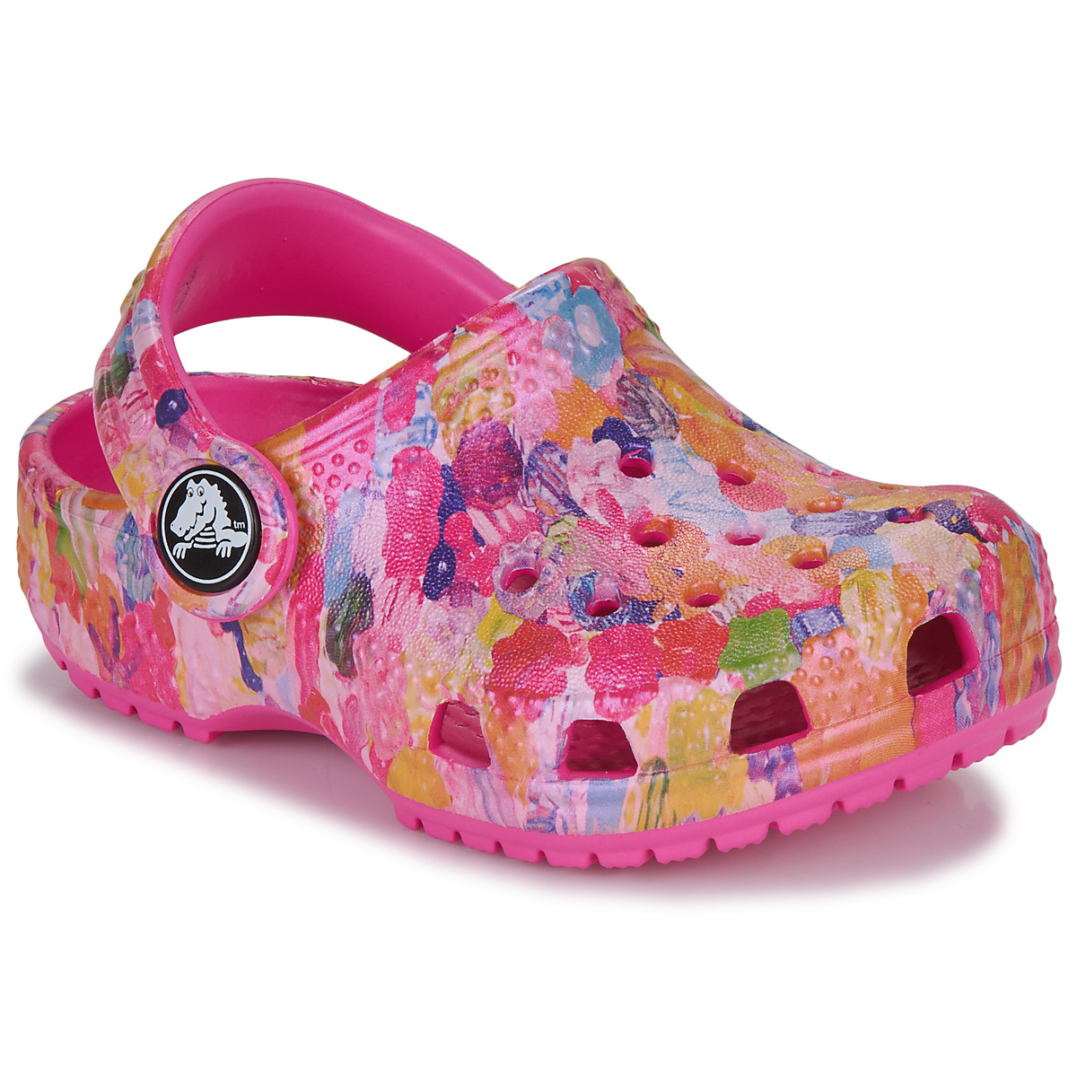 Sapatos Rapariga Tamancos Crocs ASOS Classic Hyper Real Clog T Multicolor