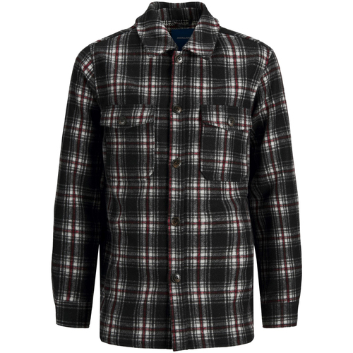 Textil Mulher camisas Jack & Jones Jorollie Check Shirt Jacket LS Preto