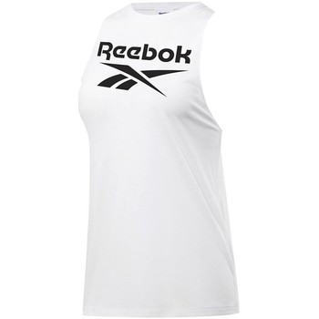 Textil Mulher Белый женский топ футболка adidas Reebok Sport Wor Sup Bl Tank Branco