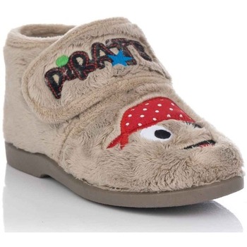 Sapatos Rapariga Pantufas bebé Vulca-bicha Zapatilla de casa - Pirata Bege