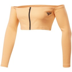 Textil Mulher T-shirts e Pólos kolor reebok Sport Cl Ic Crop Top Laranja