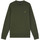 Textil Homem logo-patch drawstring hoodie Blu Crew neck Hype sweatshirt Verde