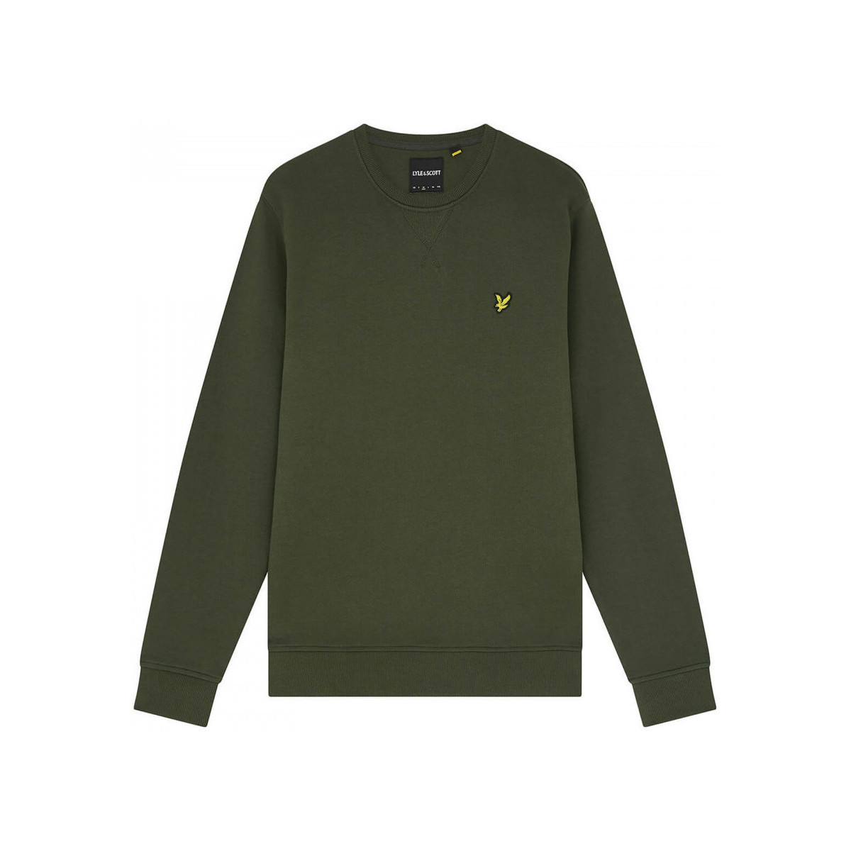 Textil Homem logo-patch drawstring hoodie Blu Crew neck Hype sweatshirt Verde
