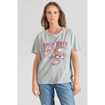 Textil Mulher T-shirts e Pólos G-Star T-shirt met folielogo T-shirt NIXON Cinza