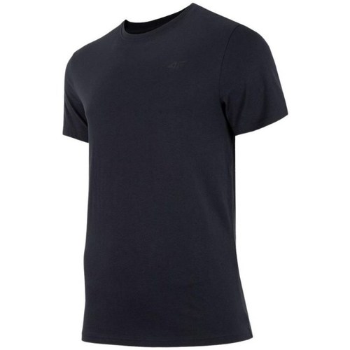 Textil Homem Short Sleeve Space Dye Performance Knit Shirt 4F TSM352 Preto