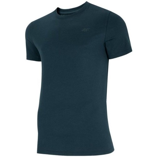 Textil Homem Short Sleeve Space Dye Performance Knit Shirt 4F TSM352 Verde