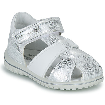 Sapatos Rapariga Sandálias Primigi BABY SWEET Branco / Prata