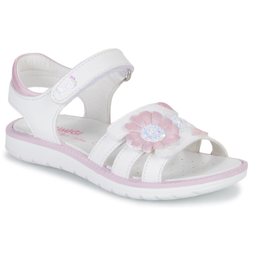 Sapatos Rapariga Sandálias Primigi ALANIS Branco / Rosa