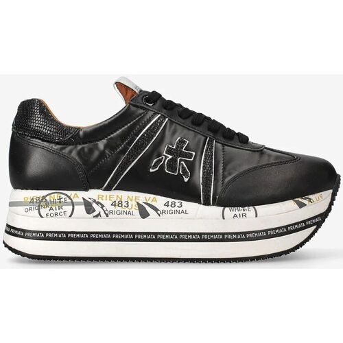 Sapatos Mulher Sapatilhas Premiata BETH 6045-BLACK Preto