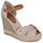 Sapatos Mulher Tommy Jeans Essential Γυναικεία Flatform Mules BASIC OPEN TOE HIGH WEDGE Bege