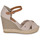 Sapatos Mulher Tommy Jeans Essential Γυναικεία Flatform Mules BASIC OPEN TOE HIGH WEDGE Bege