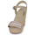Sapatos Mulher Sandálias Tommy Hilfiger SEASONAL WEBBING WEDGE Bege