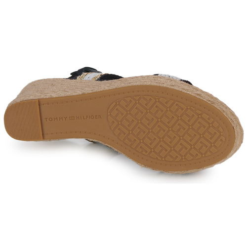 Tommy Hilfiger GOLDEN WEBBING WEDGE Marinho