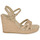 Sapatos Mulher Sandálias Tommy Hilfiger ESSENTIAL BASIC WEDGE SANDAL Bege
