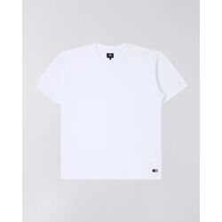 Textil Homem T-shirts e Pólos Edwin I030214.02.67 OVERSIZE TS-WHITE Branco