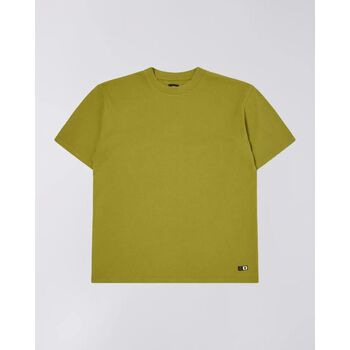 Textil Homem T-shirts e Pólos Edwin I030214.1AF.67 OVERSIZE TS-WAKAME GREEN Verde