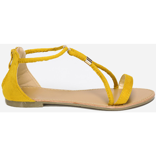Sapatos Mulher Sandálias La Modeuse 15255_P42058 Amarelo