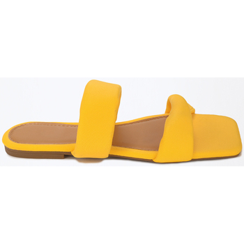 Sapatos Mulher Chinelos La Modeuse 16171_P47454 Amarelo