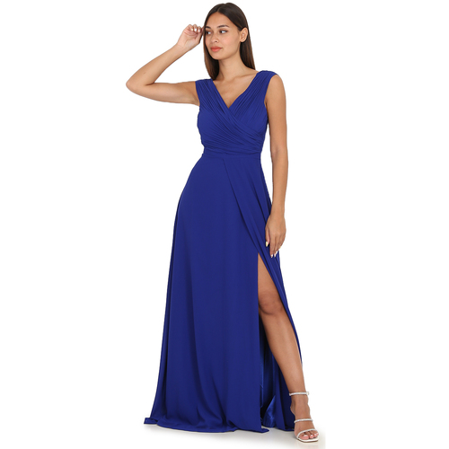 Textil Mulher Vestidos La Modeuse 19630_P55084 Azul
