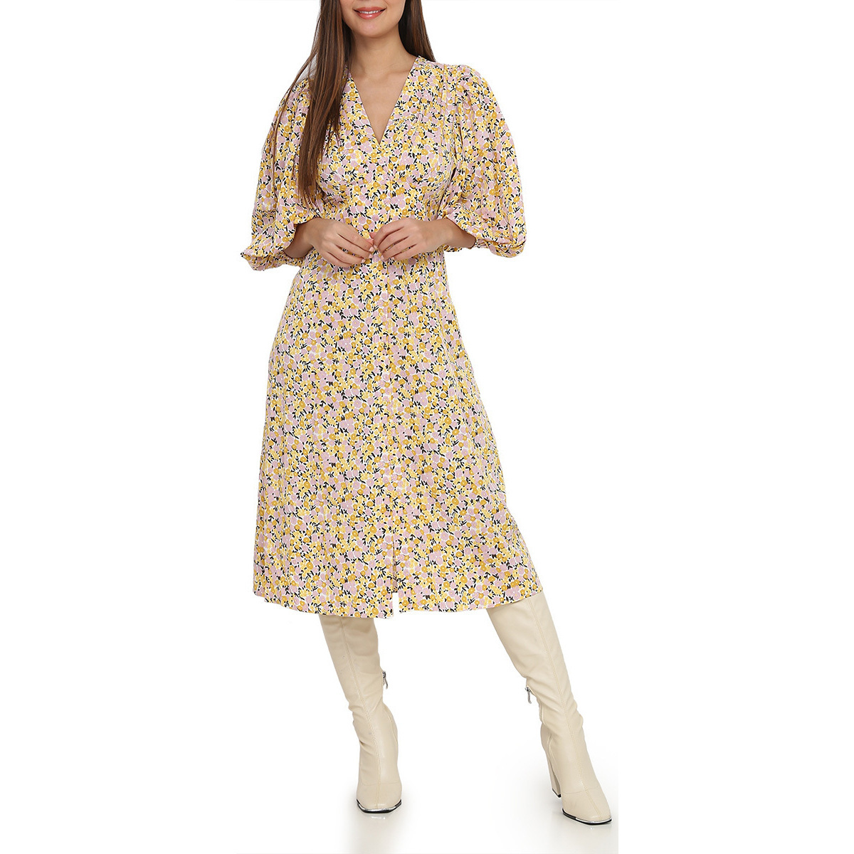 Textil Mulher Vestidos La Modeuse 20964_P57519 Violeta
