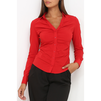 Textil Mulher camisas La Modeuse 21685_P48299 Vermelho
