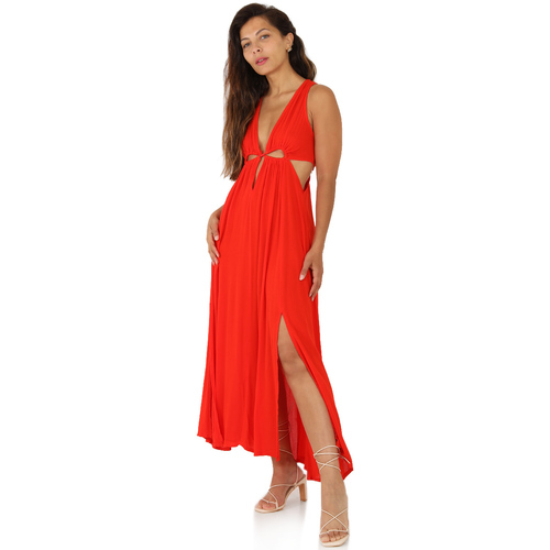 Textil Mulher Vestidos La Modeuse 58800_P135564 Vermelho