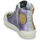 Sapatos Mulher Sapatilhas de cano-alto Meline NKC1151 Ouro / Violeta