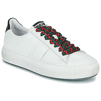 Sapatos Mulher Sapatilhas Meline LI193 Branco / Verde / Vermelho