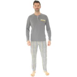 Textil Homem Pijamas / Camisas de dormir Christian Cane SILVIO Cinza
